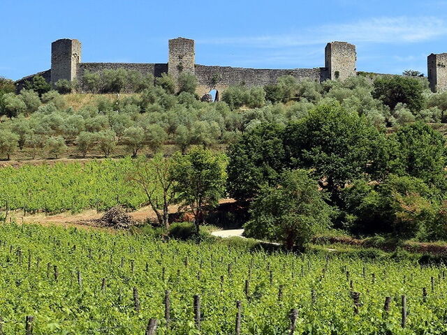 Besuchen Sie das Mittelalterliche Dorf Monteriggioni