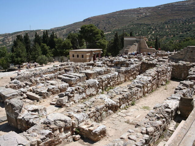 Das Labyrinth des Minotaurus in Knossos