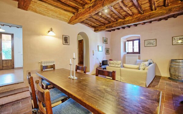 Unterkunft Pozzo Dei Desideri 2: Esszimmer, Wohnzimmer
