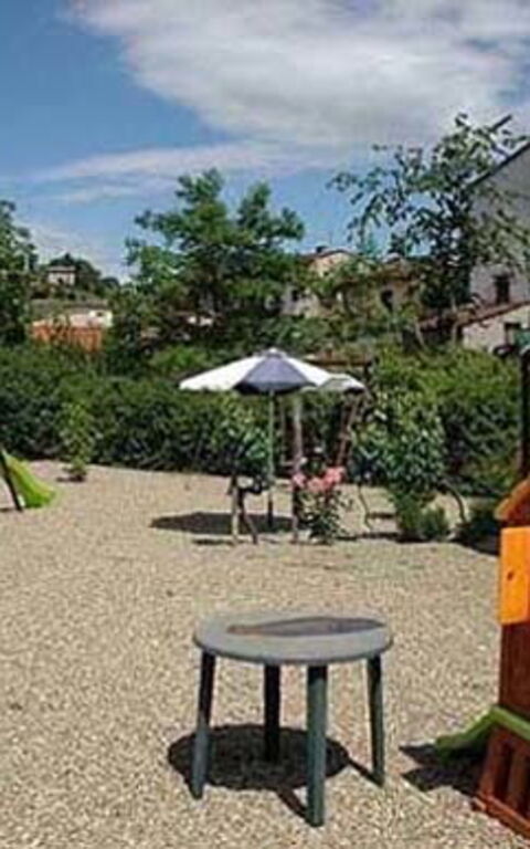 Palazzo a Greve: Draussen