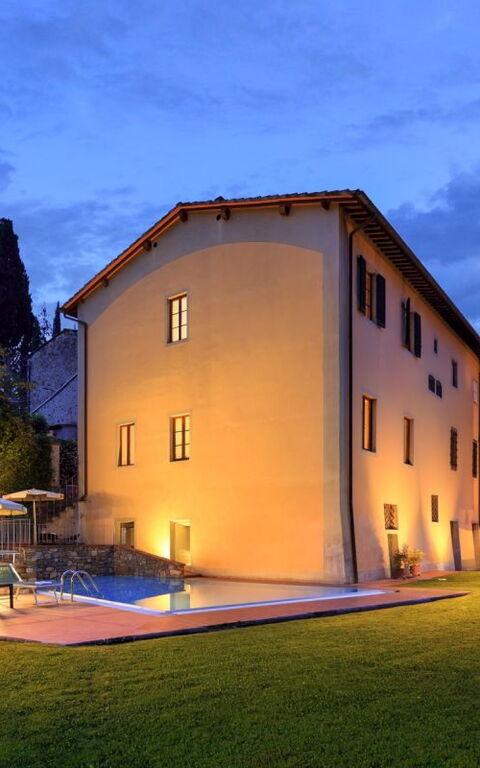 Palazzo a Greve: Draussen, Garten, Schwimmbad, Sommer