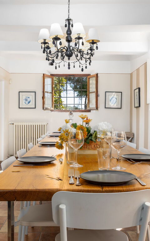 Villa Orchidea: Esszimmer