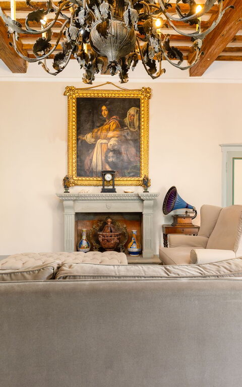 Villa Orchidea: Wohnzimmer