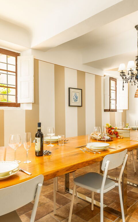 Villa Orchidea: Esszimmer