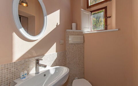 Unterkunft Tramonto: Bad