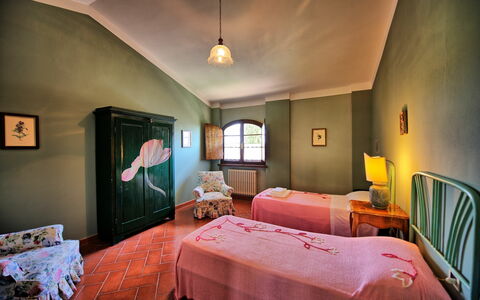 Unterkunft Villa Acciaioli: Schlafzimmer