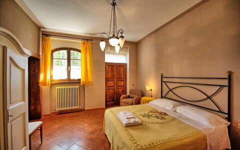 Unterkunft Villa Acciaioli: Schlafzimmer
