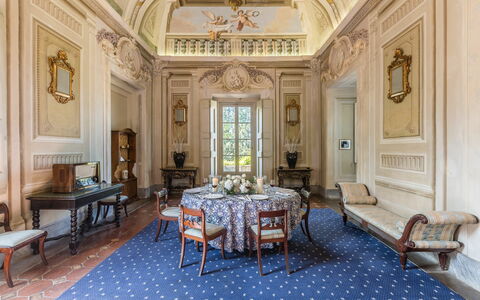 Unterkunft Galleria: Esszimmer, Wohnzimmer