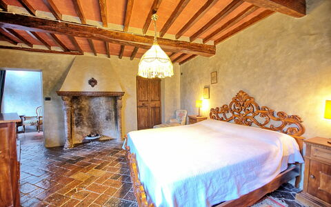 Unterkunft Montegufoni 3: Schlafzimmer