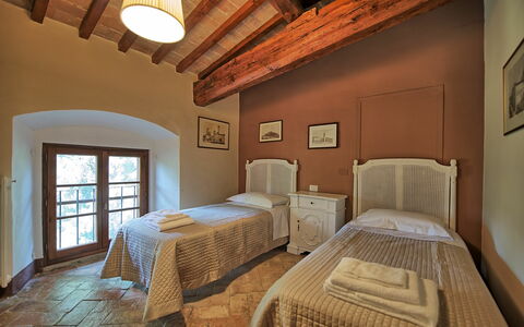 Unterkunft Montegufoni 19b: Schlafzimmer