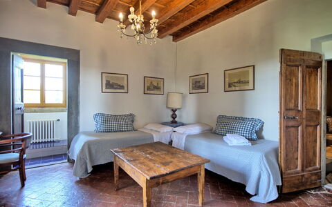 Unterkunft Montegufoni 23: Schlafzimmer