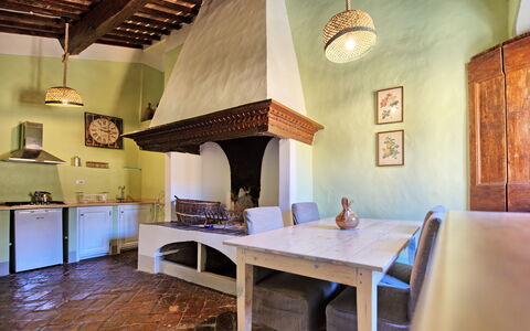 Unterkunft Montegufoni 29: Esszimmer, Wohnzimmer