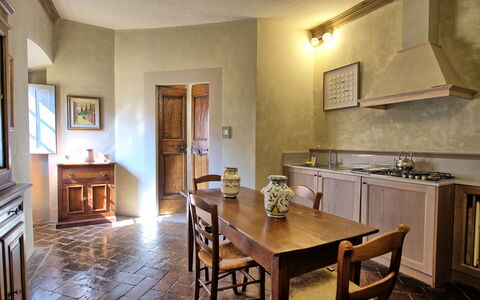 Unterkunft Cupola: Esszimmer, Küche