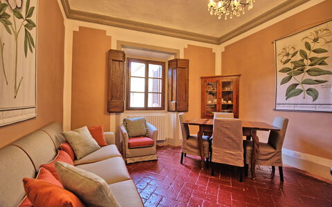 Unterkunft Segretario: Esszimmer, Wohnzimmer