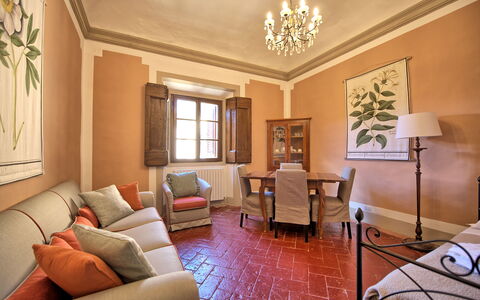 Unterkunft Segretario: Esszimmer, Wohnzimmer