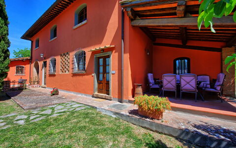 Unterkunft Villa Acciaioli: Außen, Balkon / Terrasse / Patio, Draussen, Garten