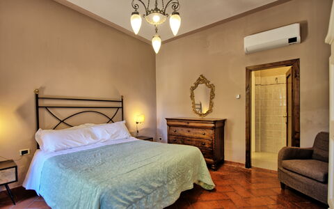 Unterkunft Villa Acciaioli: Schlafzimmer