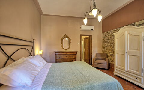 Unterkunft Villa Acciaioli: Schlafzimmer