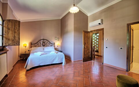Unterkunft Villa Acciaioli: Schlafzimmer