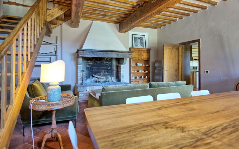 Unterkunft Villa Acciaioli: Esszimmer, Wohnzimmer