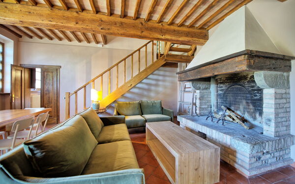Unterkunft Villa Acciaioli: Esszimmer, Wohnzimmer
