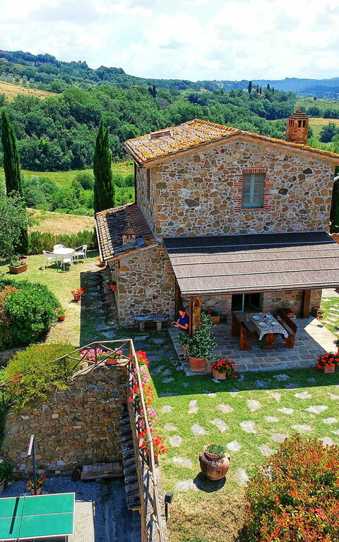 Castelmuzio: Draussen