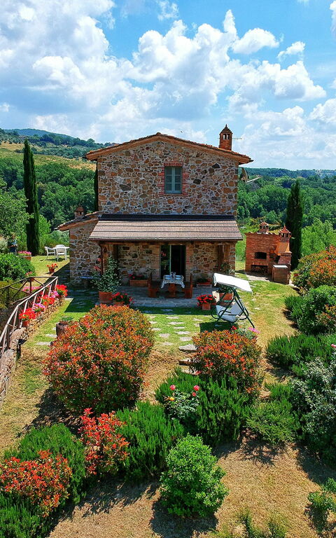 Castelmuzio: Draussen