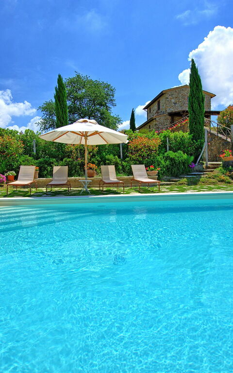 Castelmuzio: Schwimmbad