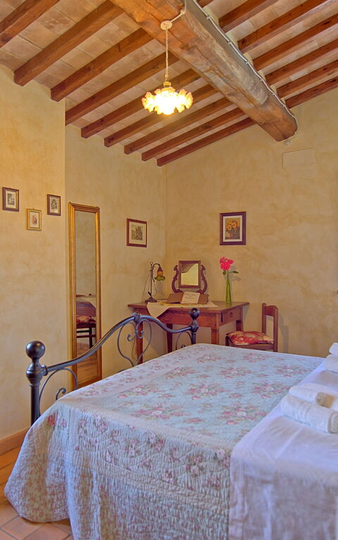 Castelmuzio: Schlafzimmer