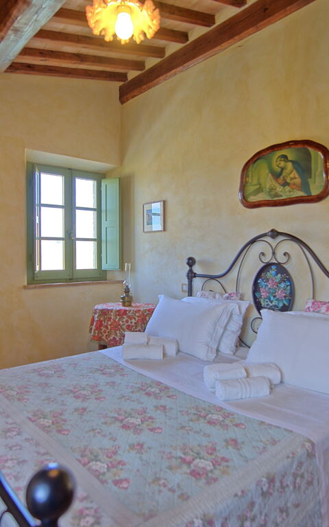 Castelmuzio: Schlafzimmer