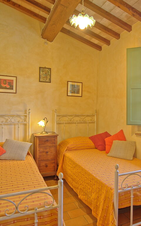 Castelmuzio: Schlafzimmer