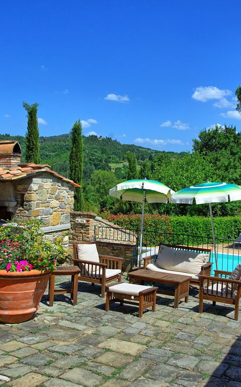 Casa Scopeti: Garten