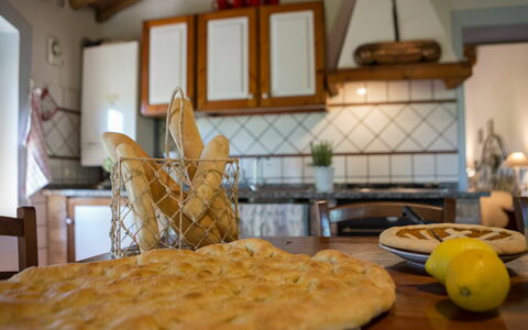 Unterkunft Montelopio 4: Essen, Küche