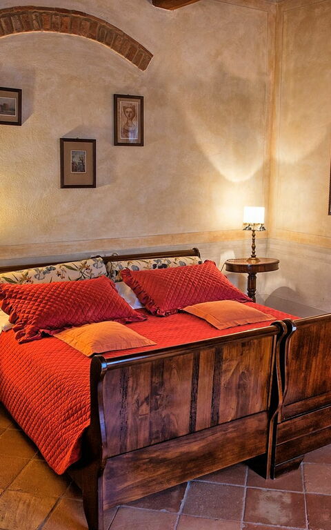 Villa Petrognano: Schlafzimmer