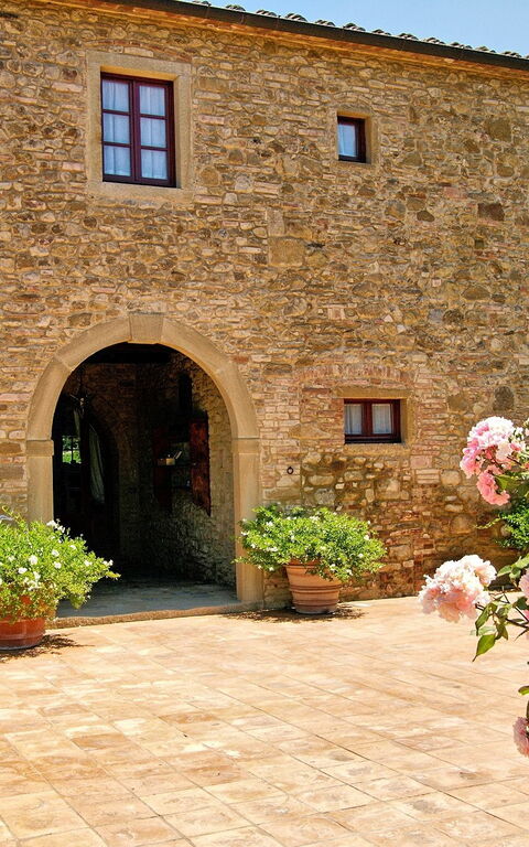 Villa Petrognano: Balkon / Terrasse / Patio, Draussen