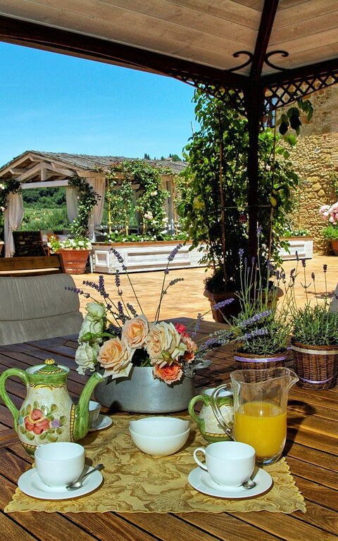 Villa Petrognano: Balkon / Terrasse / Patio