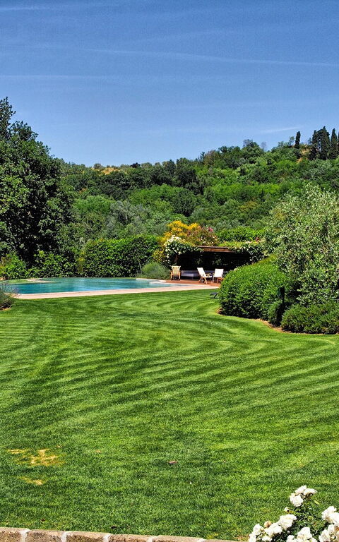 Villa Petrognano: Ansichten, Draussen, Garten, Schwimmbad