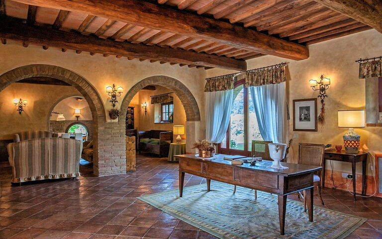 Villa Petrognano: Wohnzimmer