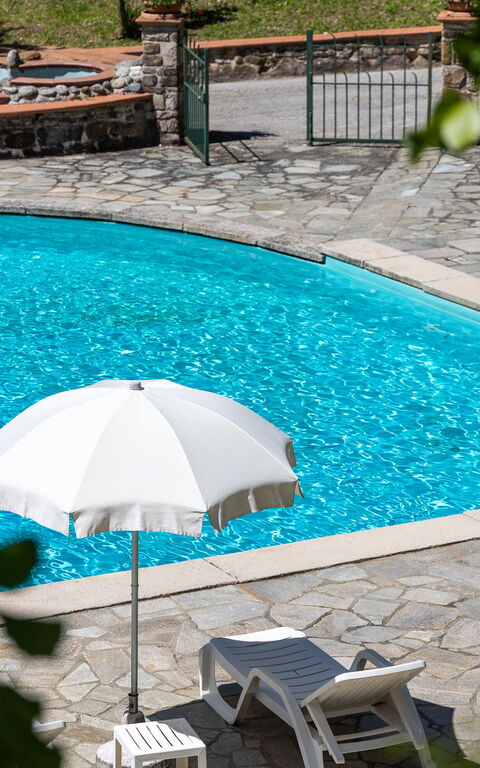 Villa Contessa: Draussen, Schwimmbad