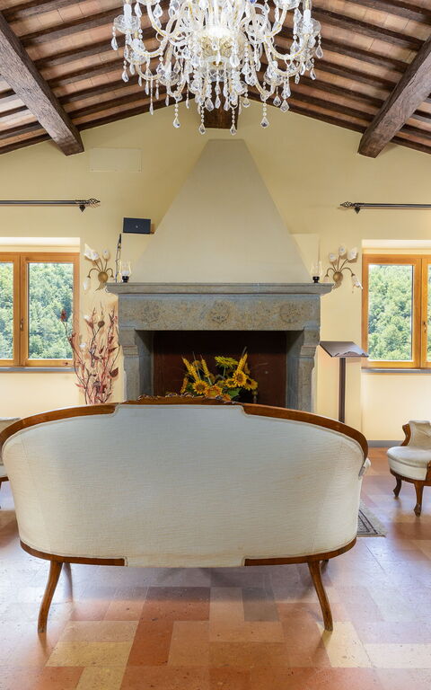 Villa Contessa: Wohnzimmer