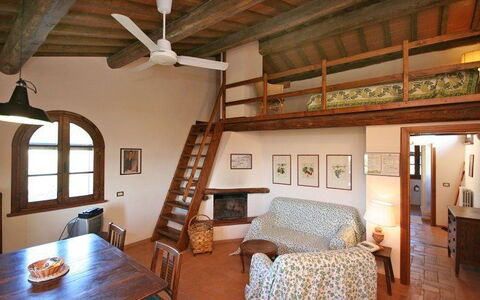 Unterkunft La Selva 5: Küche, Wohnzimmer