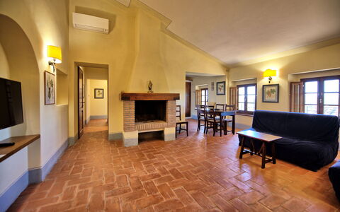 Unterkunft Fornacino 3: Wohnzimmer