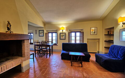 Unterkunft Fornacino 3: Wohnzimmer