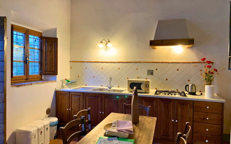 Unterkunft Le Fonti 14: Esszimmer, Küche