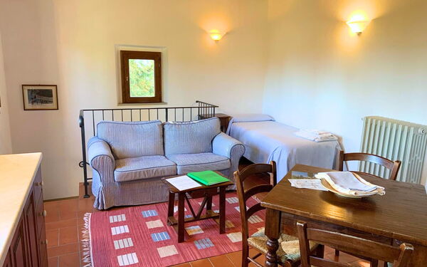 Unterkunft Le Fonti 5: Esszimmer, Wohnzimmer