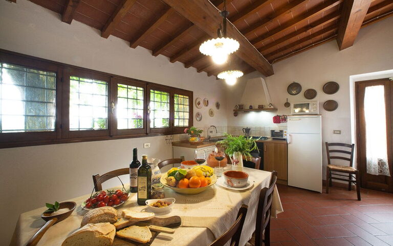 Unterkunft Vasche 3: Esszimmer, Küche