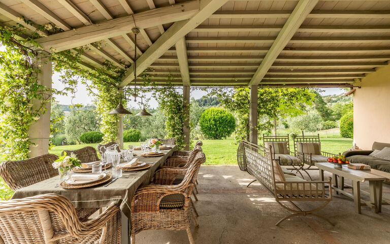 Villa Danilo: Außen, Balkon / Terrasse / Patio, Draussen, Garten