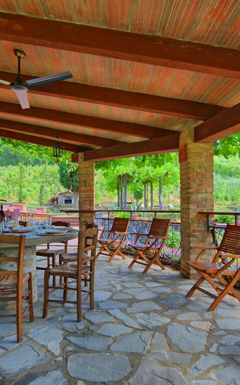 Villa Lo Scoiattolo: Balkon / Terrasse / Patio