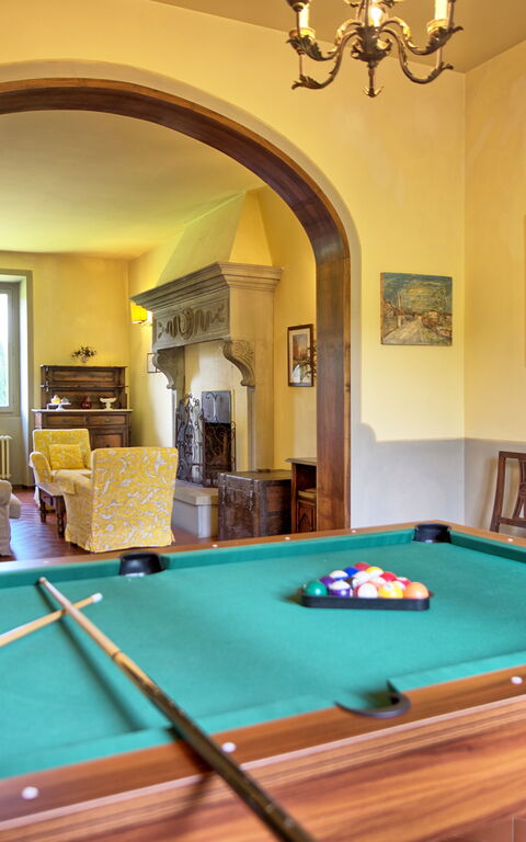 Villa Lo Scoiattolo: Wohnzimmer