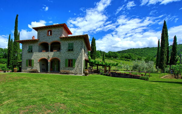 Villa Lo Scoiattolo: Draussen, Garten